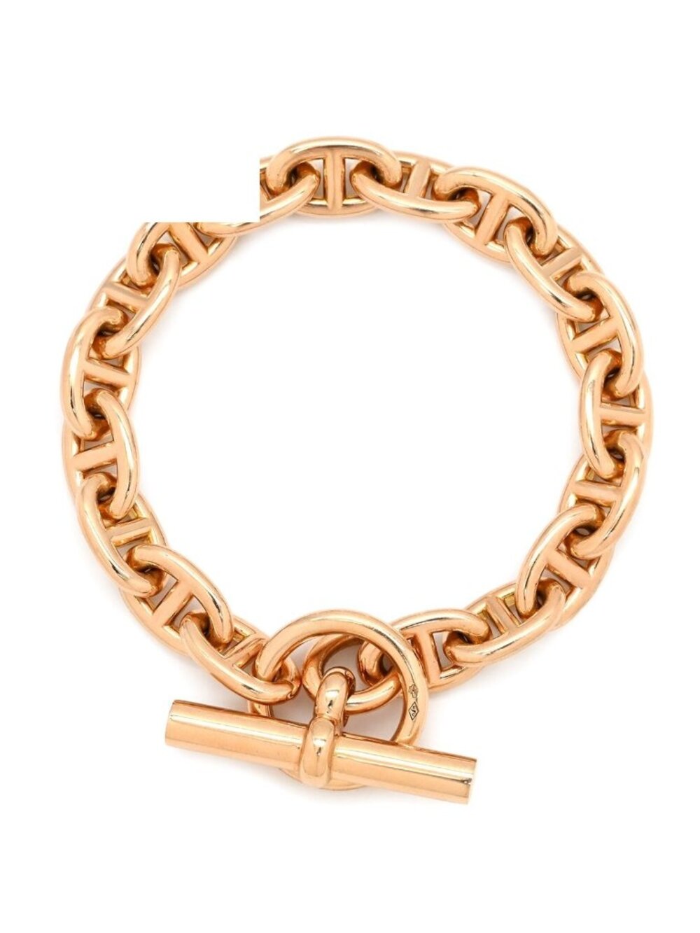 Hermes Bracelet Chaine D'ancre PM Rose Gold Pink 18 Links